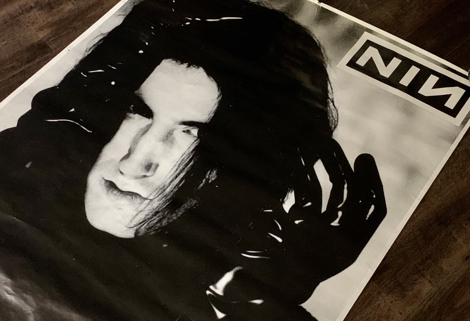 Rare 60"x40" Trent Reznor Nine Inch Nails The Downward Spiral 90’s Subway Poster 5