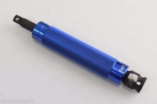 3/8" NAPA Balkamp 61-3507 Drive Spinning Impact Extension 7" CR-MO Alloy Steel 