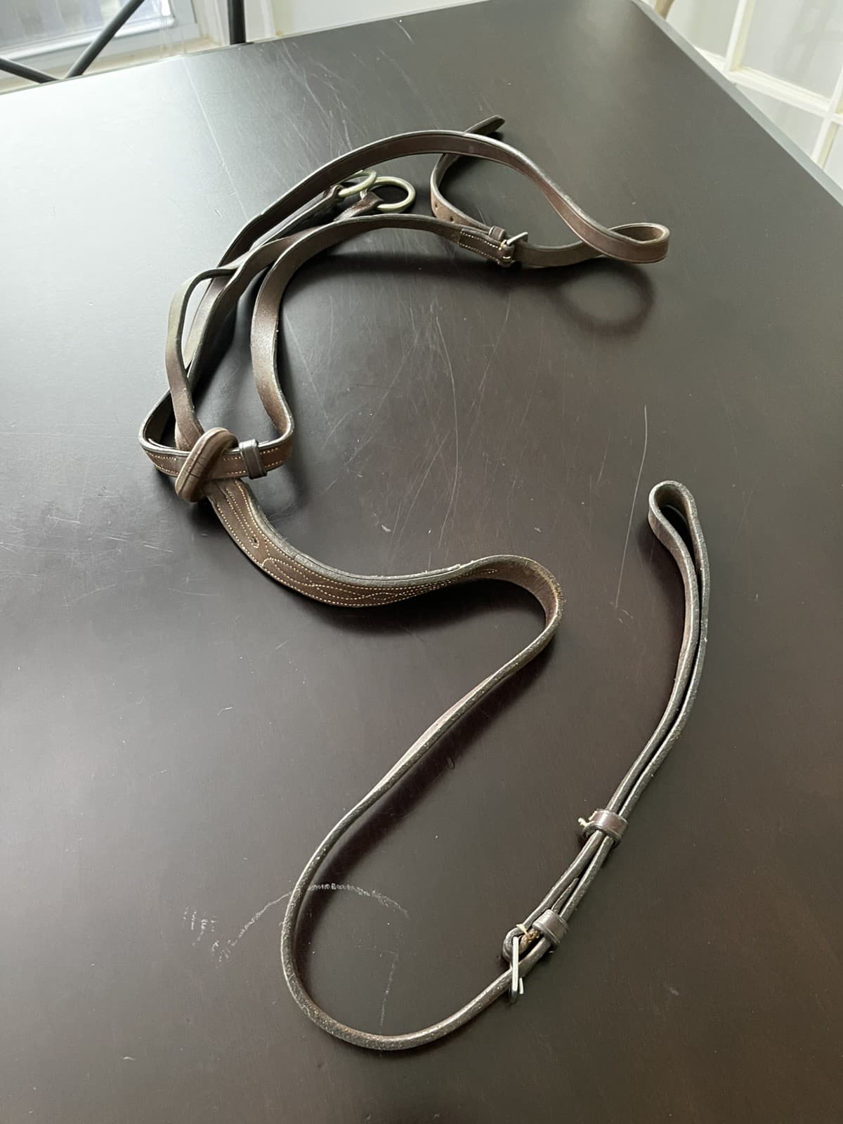 Huntseat Martingale Brown Used Tack Full Size