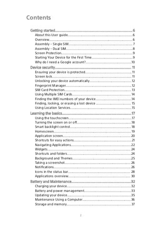 Sony Xperia XZ USER GUIDE OWNER'S MANUAL 3