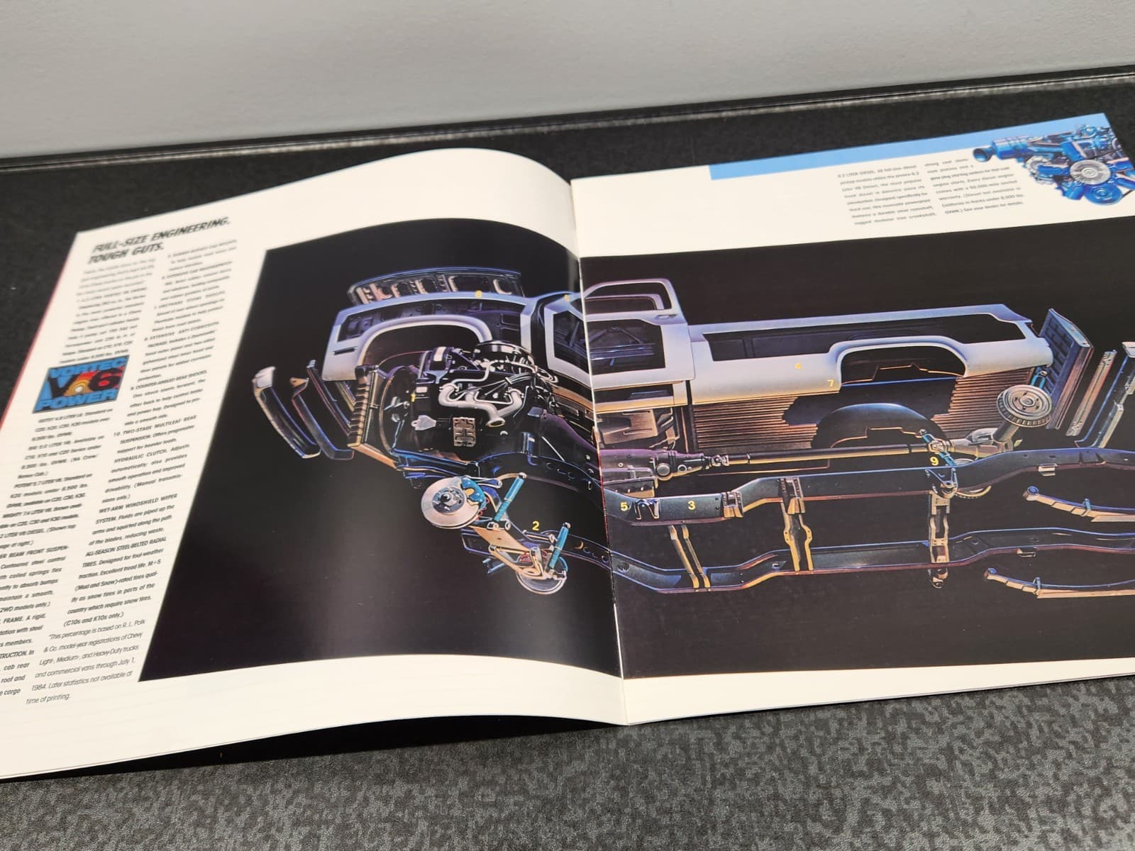 1986 Chevrolet Pickup Truck Sales Dealer Brochure Catalog Silverado Uncirculated 6