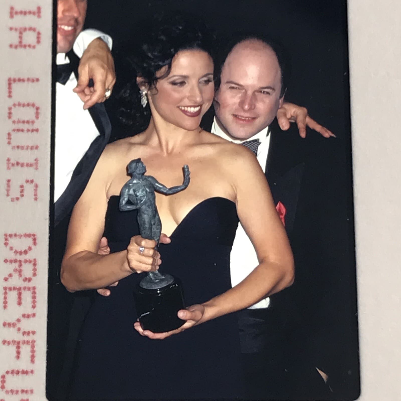 1995 Julia Louis Dreyfus & Jason Alexander Photo Transparency Slide 35mm