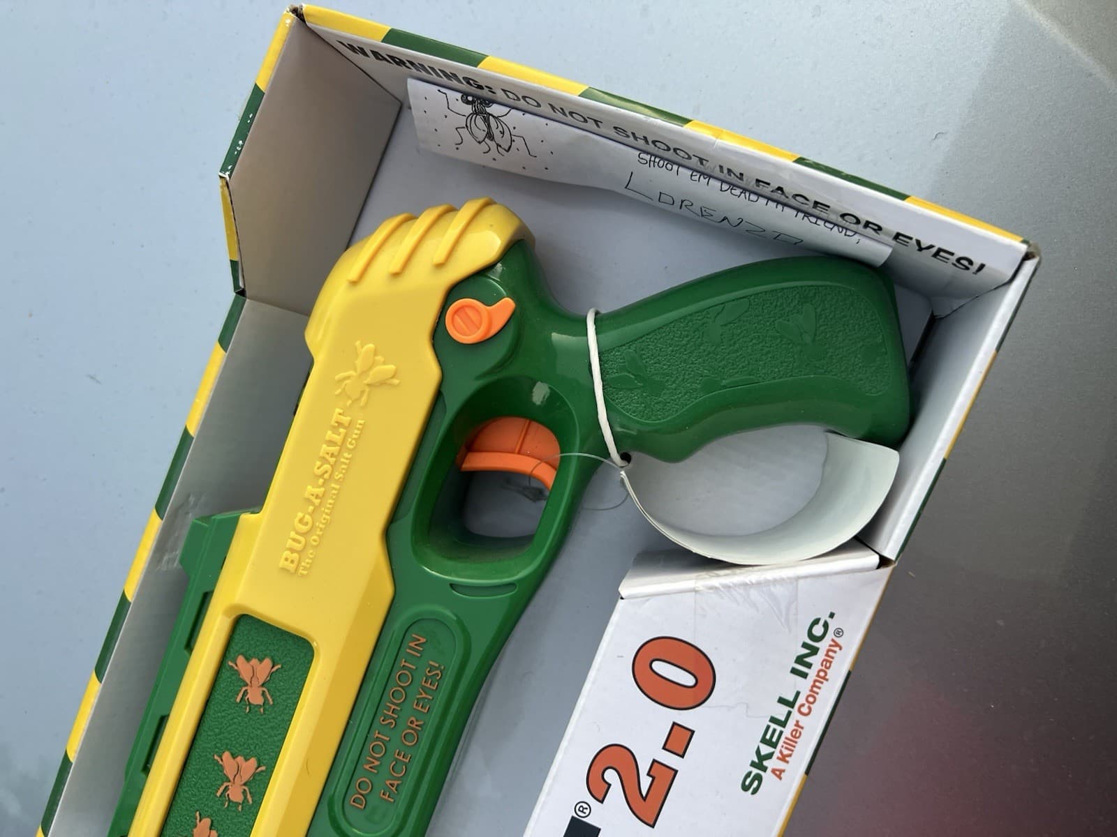 Brand New Bug-A-Salt Lawn and Garden Original Non-Toxic Salt Gun Higher Powered 2