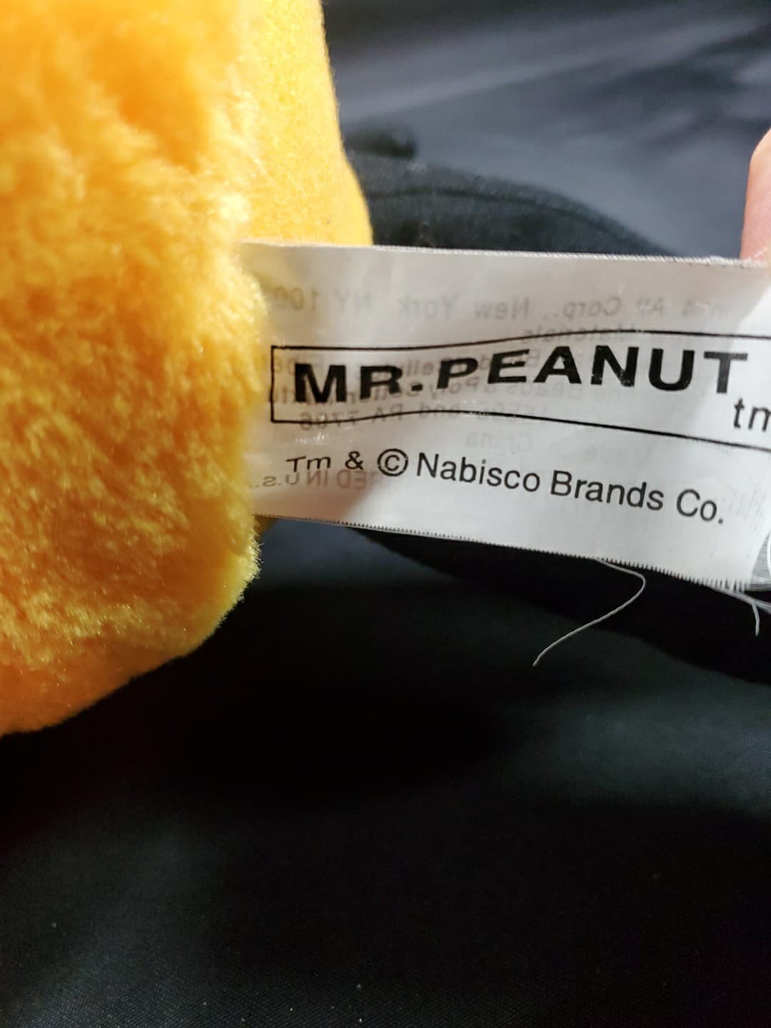 Nabisco MR. PEANUT 22" PLUSH Stuffed Doll w/ Cane Hat Cuddletown Friends New ** 6