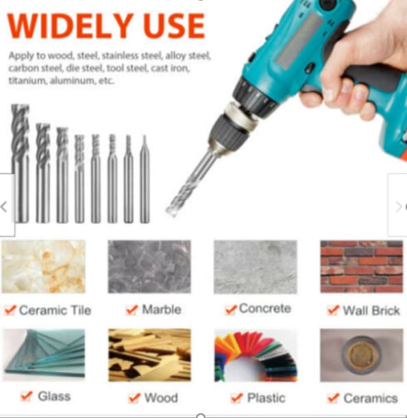 LSTOPGO 5Pcs 1/4"x1/4" HSS End Mill Cutter Square Nose End Mills, Inch, R Hand 4