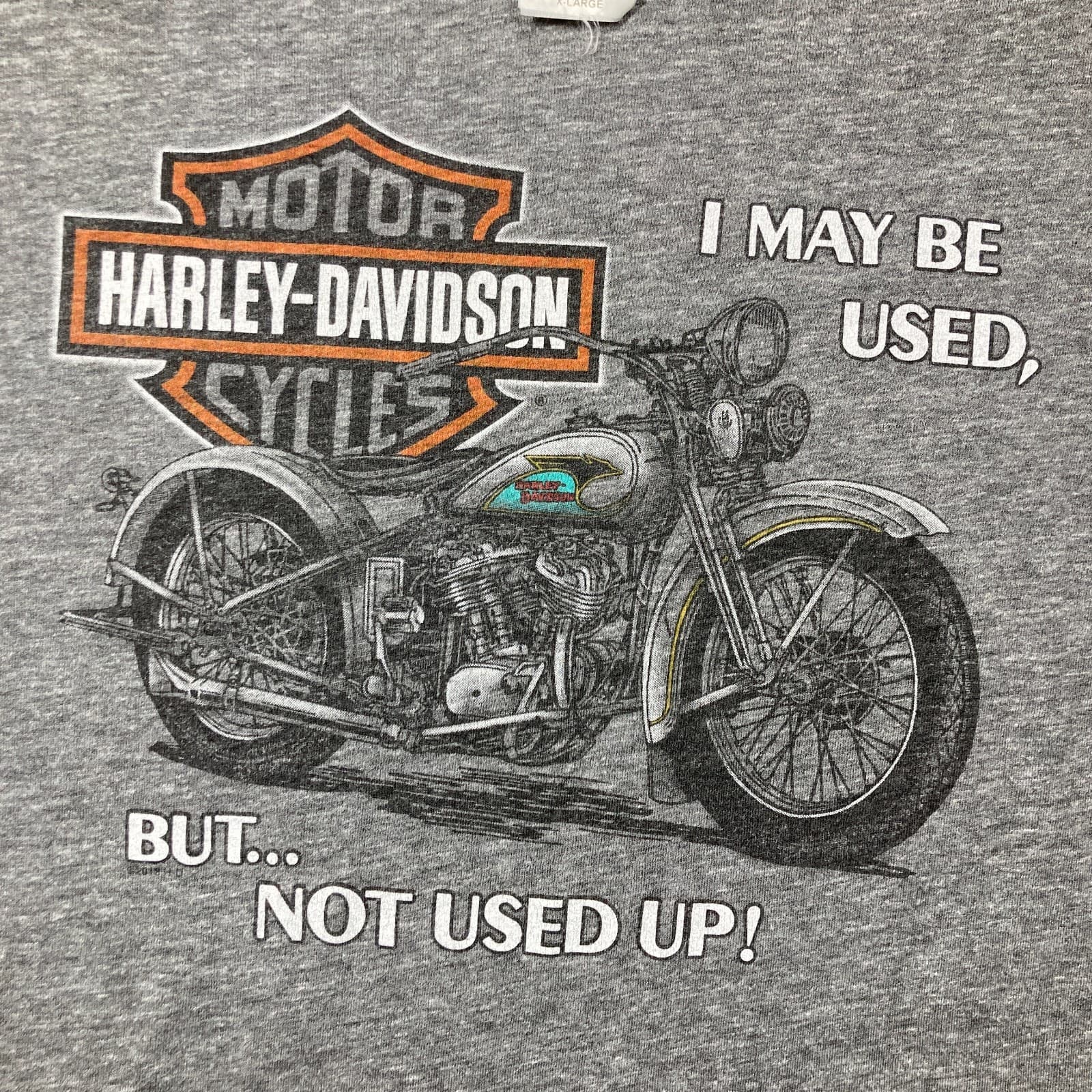VTG Harley Davidson Cycles Myrtle Beach T Shirt Adult XL Gray Used/Not Used Up! 2