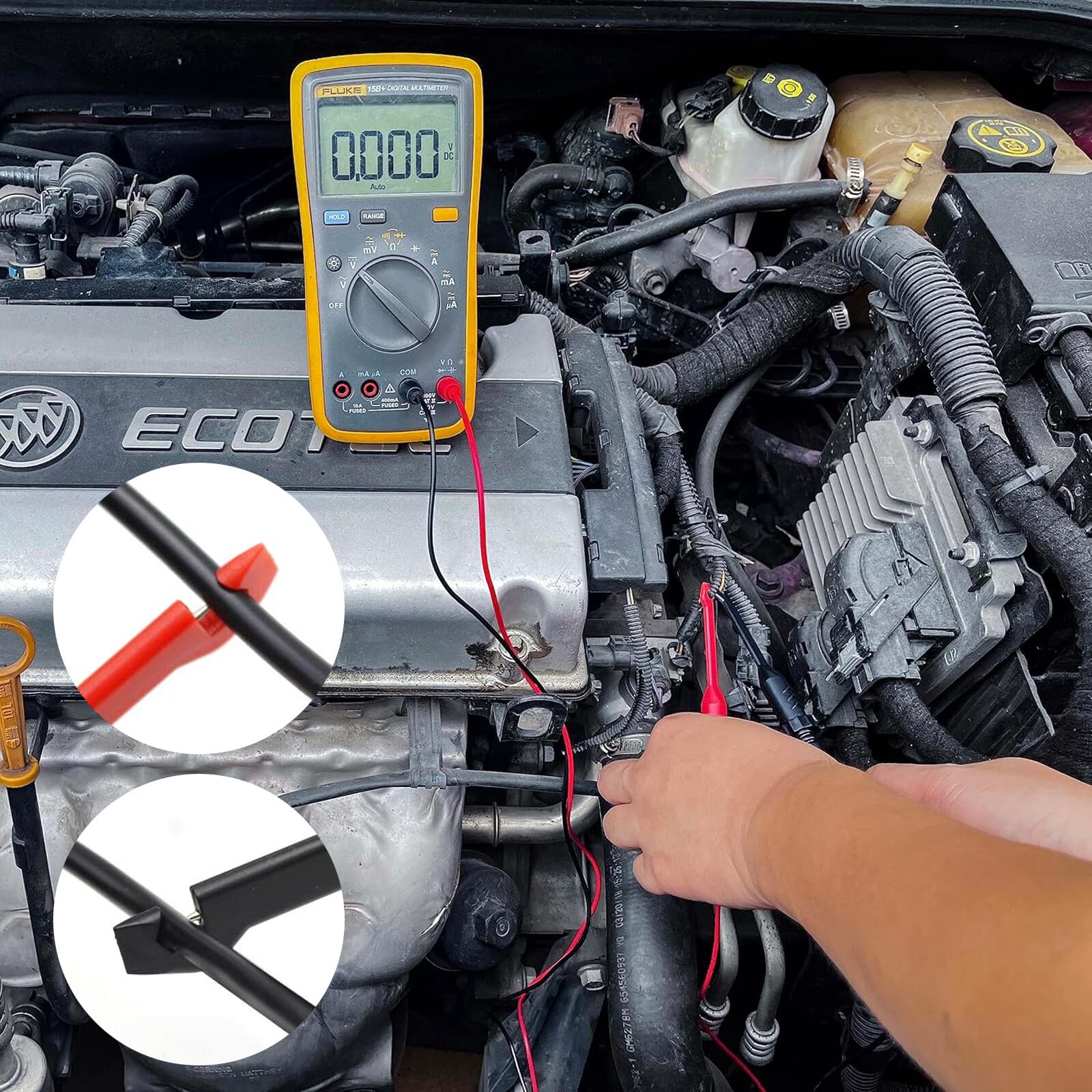 4x Wire Piercing Puncture Probe Test Clip for Automotive Electrical Diagnostics 5