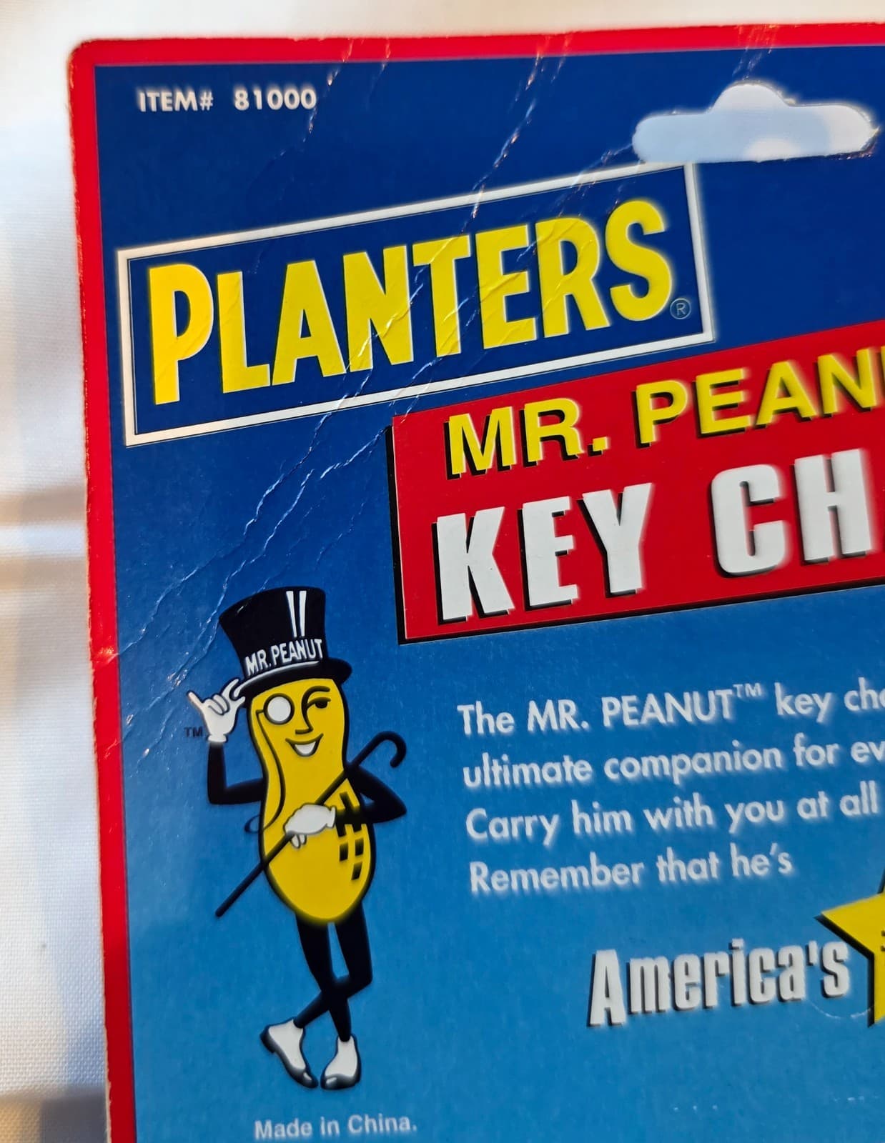 3 1/2" Tall Planters Mr. Peanut Key Chain 5