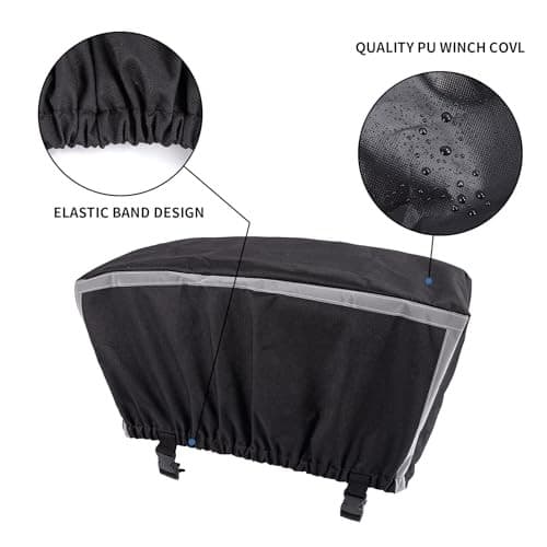 Badlands Winch Cover 12000 Lb Waterproof, winch accessories, High Durability  5