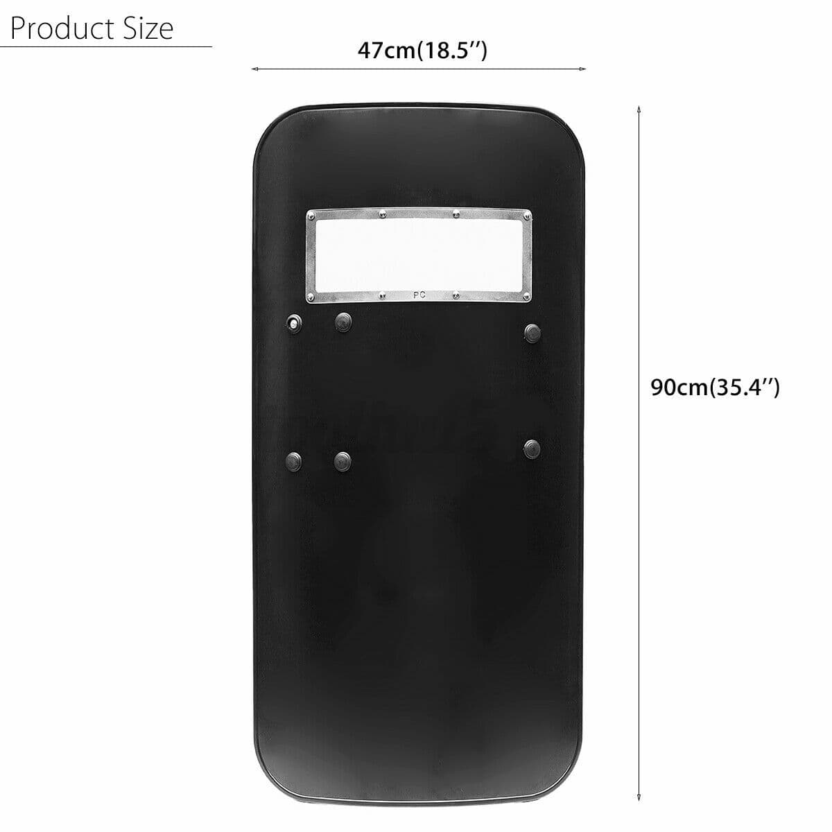 Anti-riot Shield Security Protection Hand-Held Rectangle Swat Police Tactical US 2