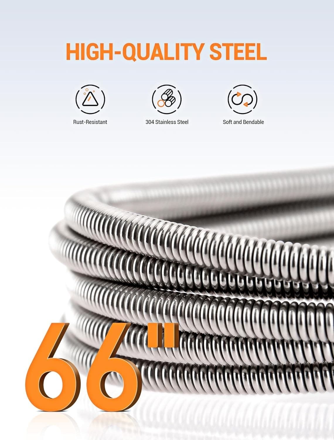 66" Flexible Drain Brush Tool with Large Brush Head and Double Elastic Nylon ... 6