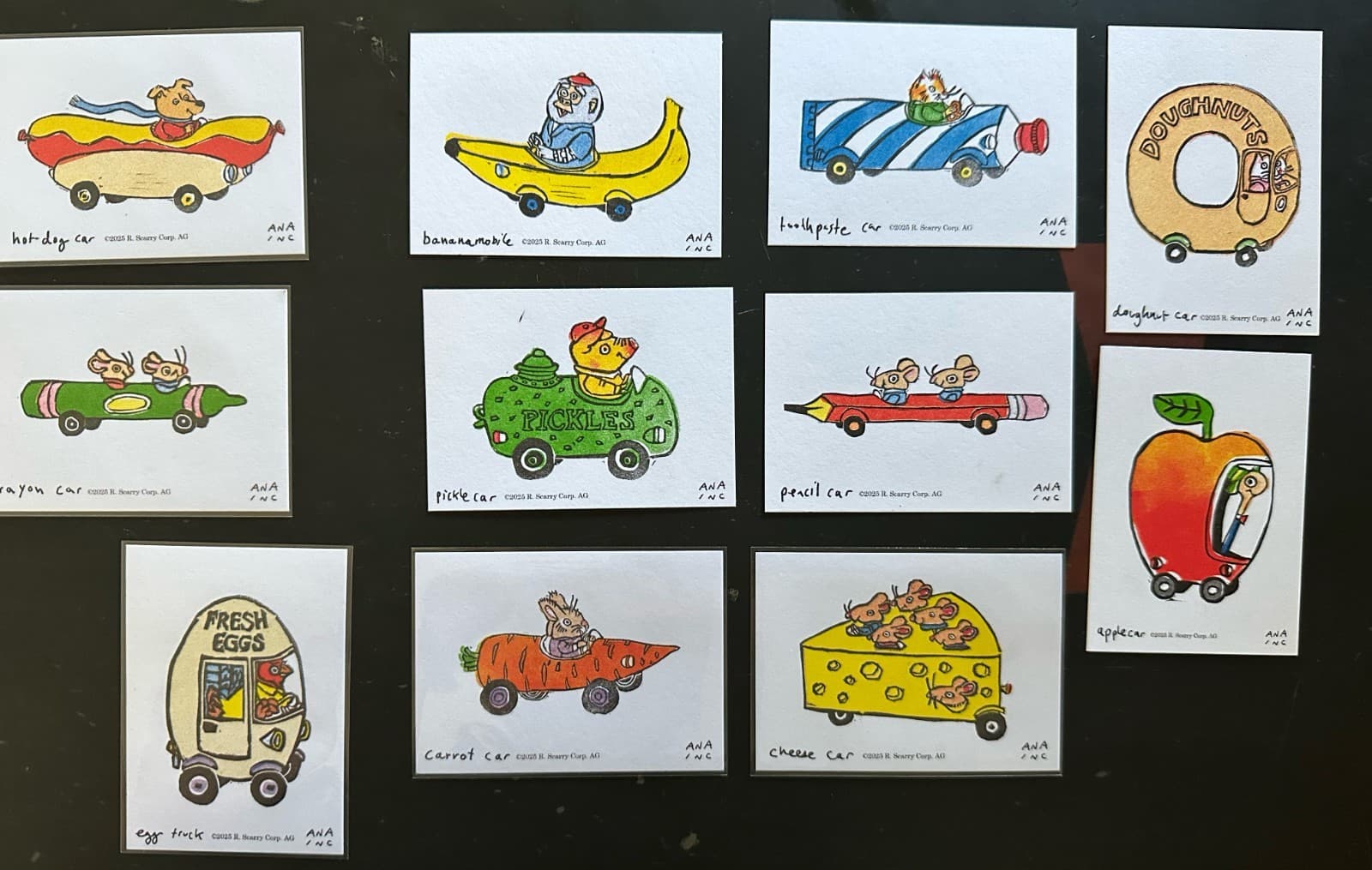 Richard Scarry Ana Inciardi Vending Machine Prints