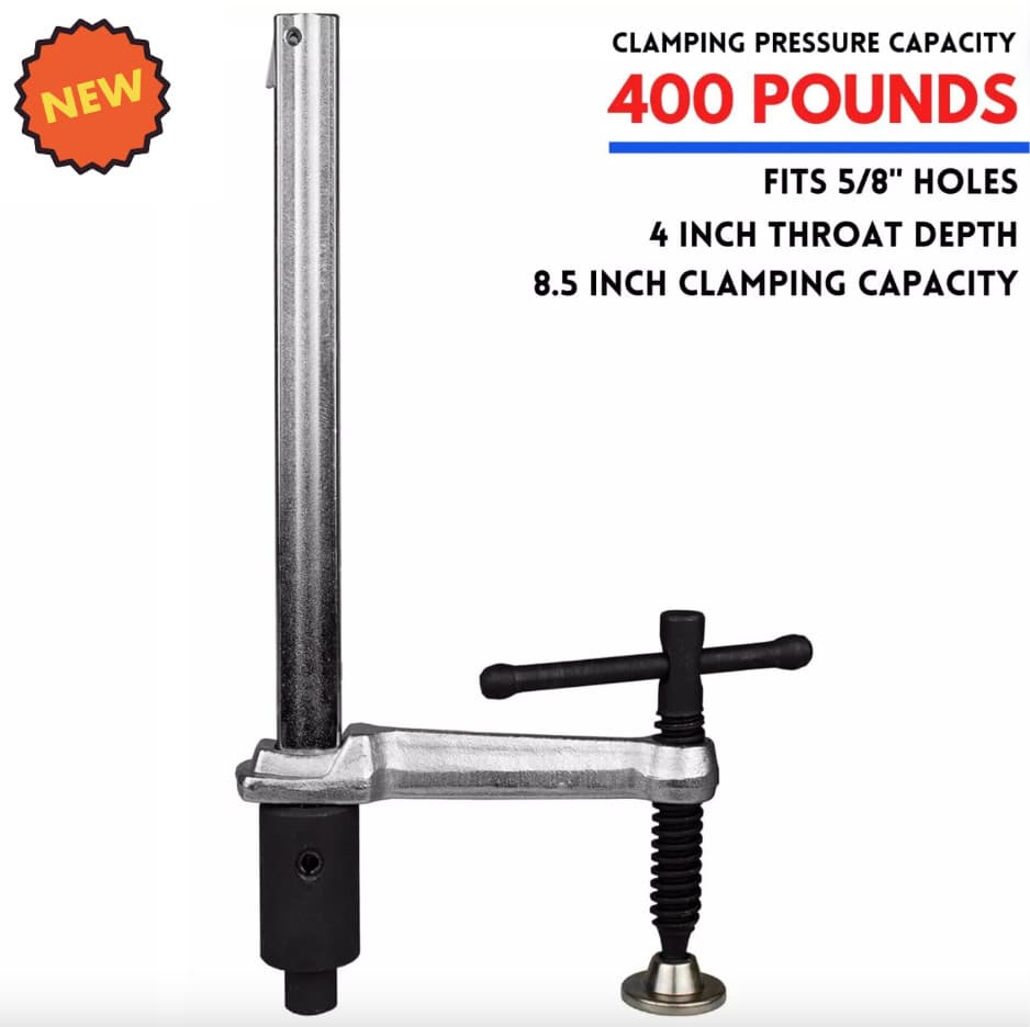 Workbench Surface Hold Down Clamp for 5/8" Dog Hole Metal Welding Fixture Table