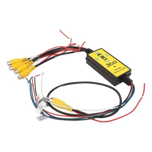 Car Backup Camera Splitter Switch 4 Input, 1 Output Intelligent Car Video  5