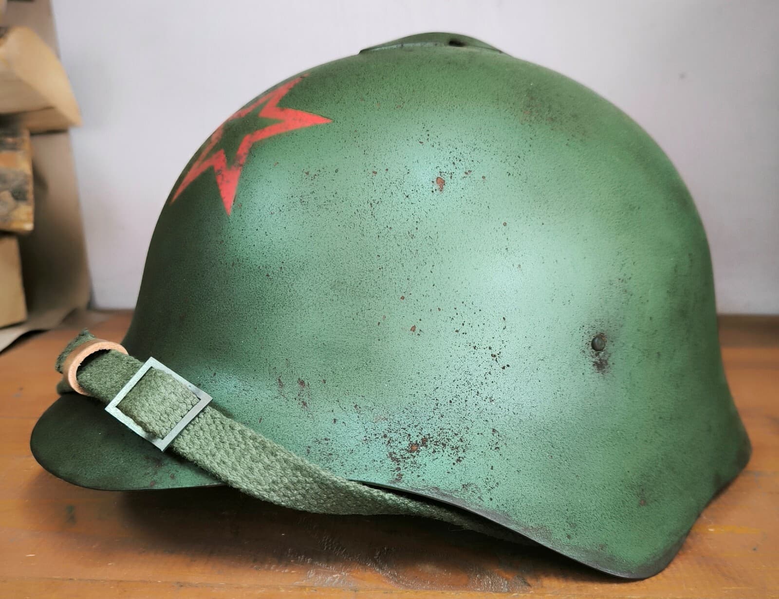 Helmet Steel SSh 36 WWII  Russian Military Soviet Army RKKA WW2 2