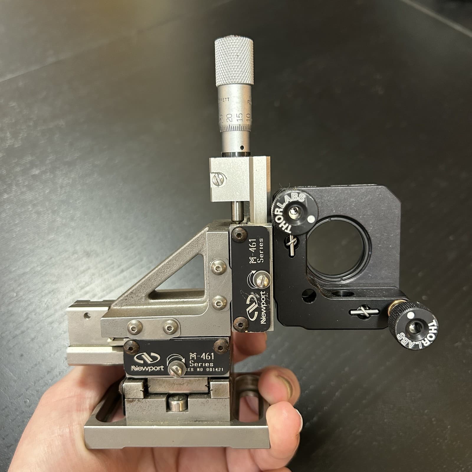 Thorlabs KM100T Newport M-461 Series Kinematic Mount Micrometer Optical Mount 4