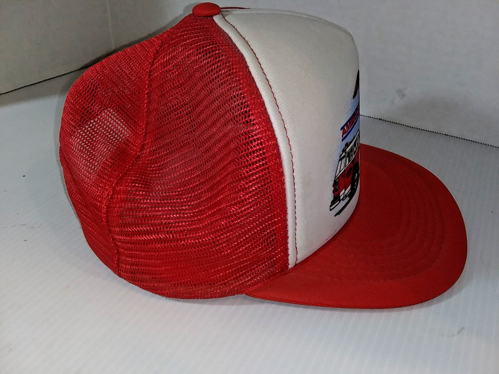 Cap Firetruck Eagle Hat American LaFrance Classic Vtg Snapback Adjustable 4