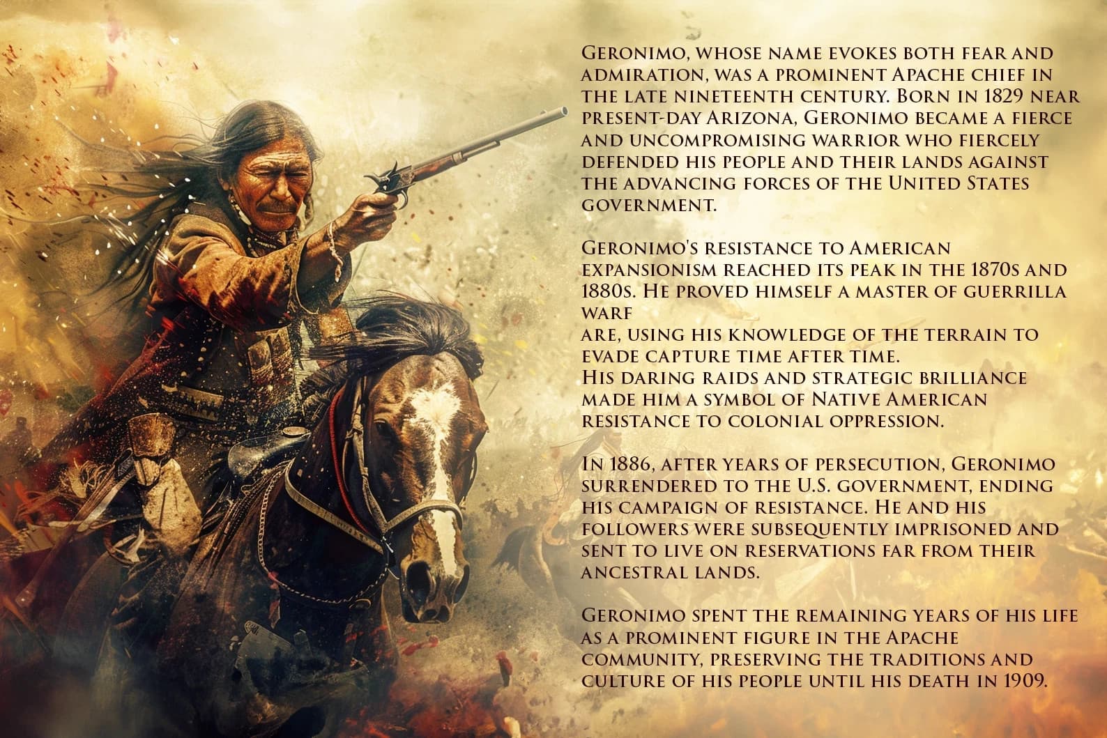 2023 Geronimo Legendary Warriors 1 oz .999 Silver Colorized Round – 499 MINTED 3