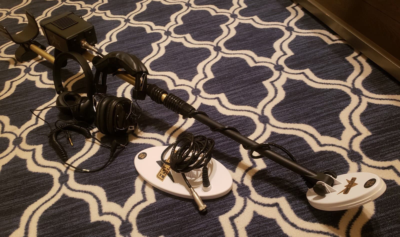 Fisher Gold Bug 2 II w/ 6.5 and 10 inch coils and 2 sets of headphones Used once 2