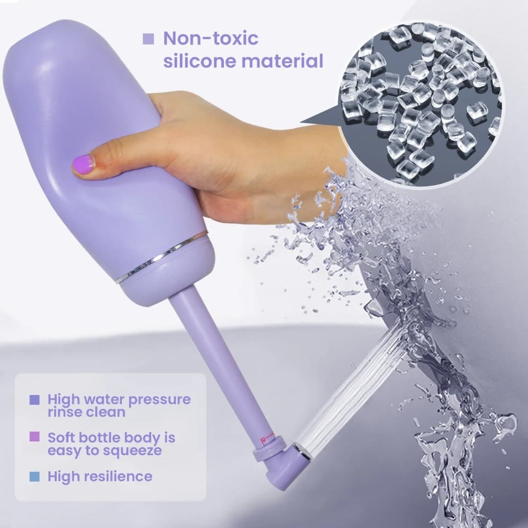  Portable Bidet for Travel: Peri Bottle for Postpartum Care - Handheld Sprayer  5