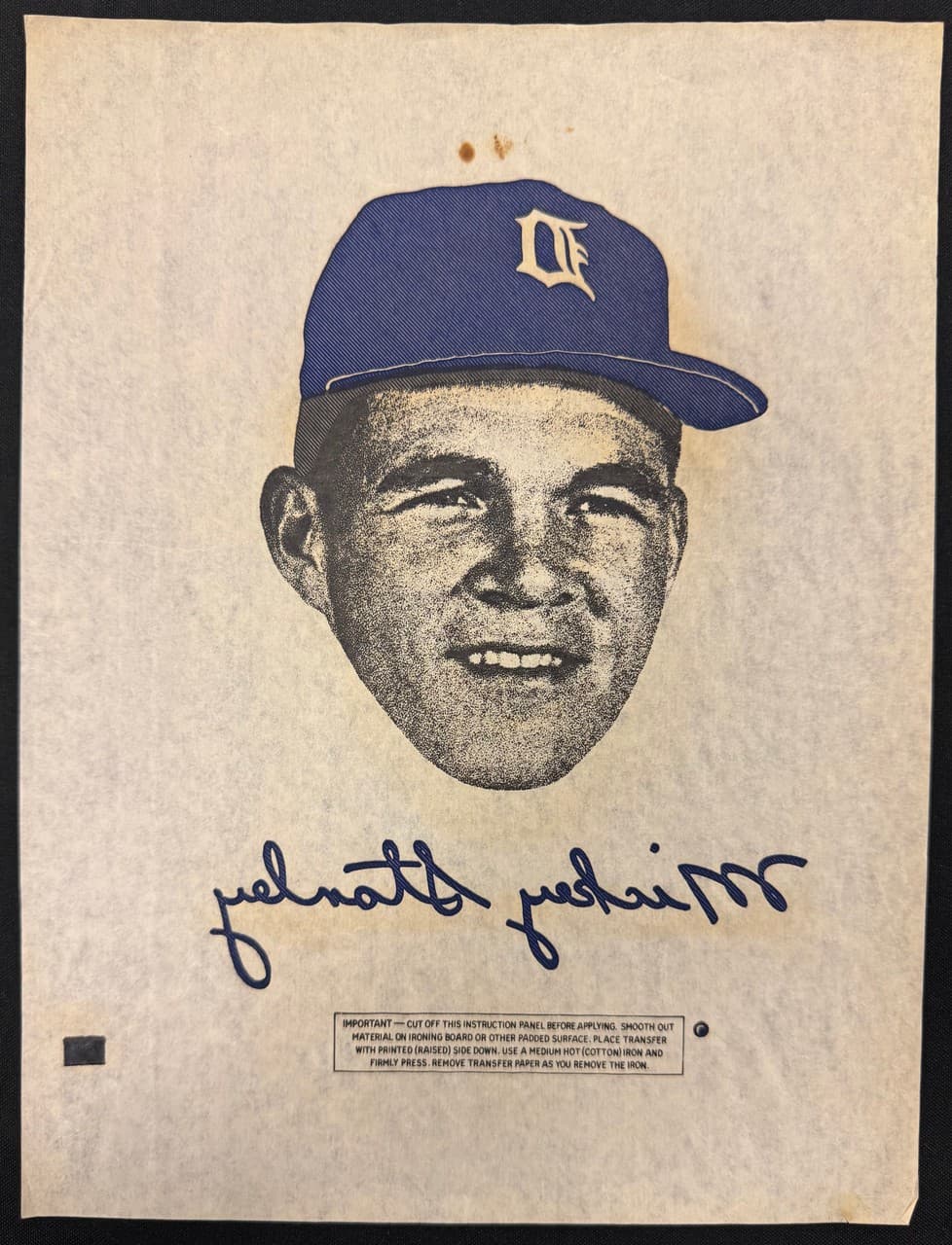 1968 Detroit Tigers Iron-On Transfer Lot of 5 w/ Kaline 6