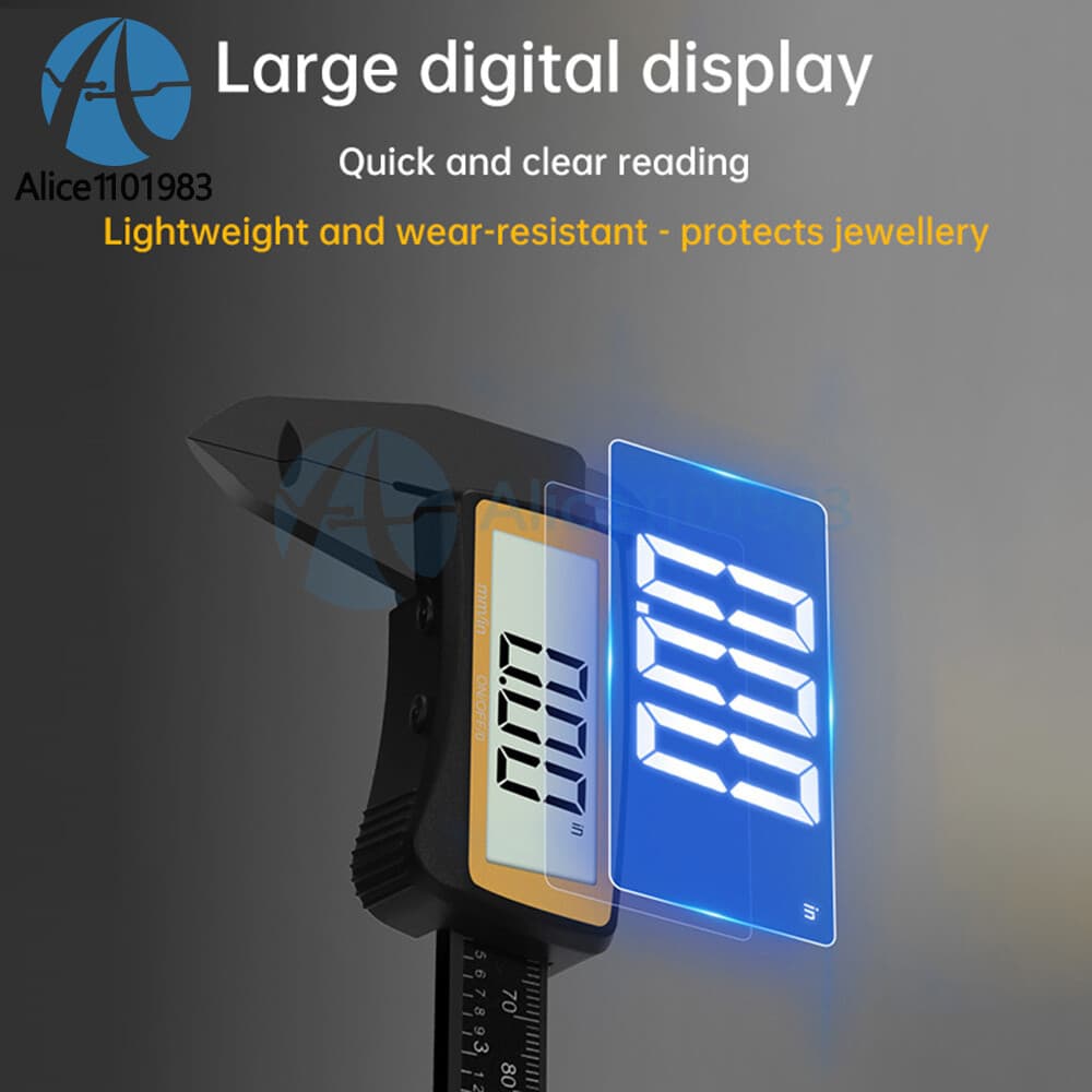 6"0-150mm Digital Caliper Micrometer LCD Gauge Vernier Electronic Measuring Tool 5