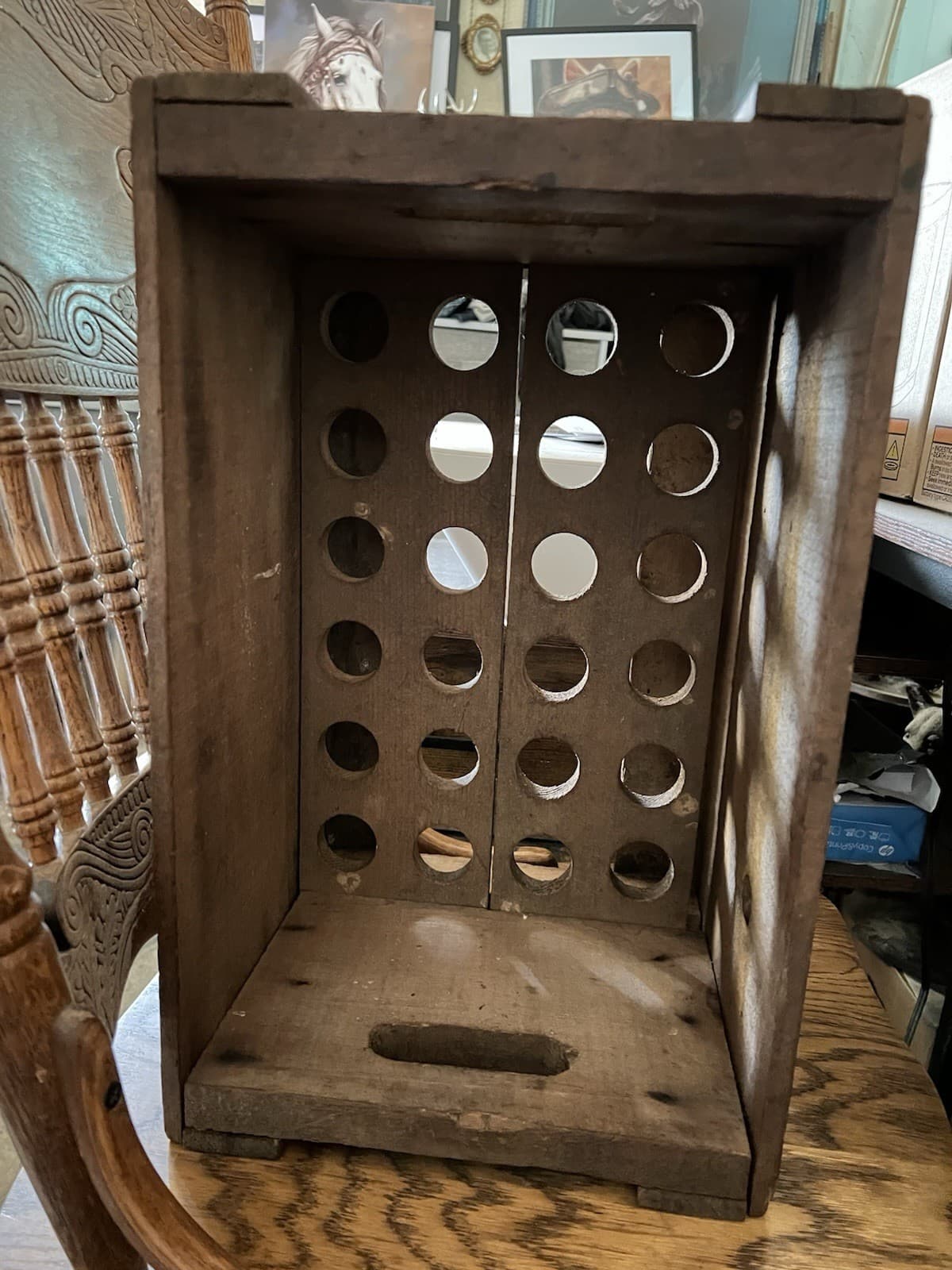 Coca-Cola  Antique 1880s-early 1900s RARE Wood Crate for Straight Sided bottles 5