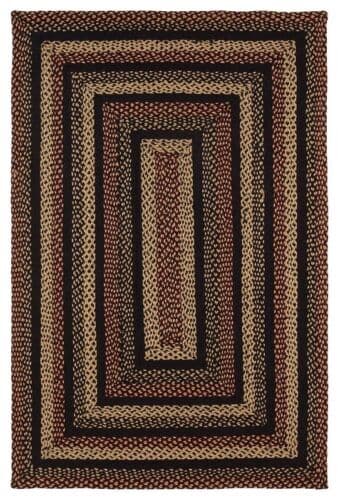 Blackberry Braided Area Rug By IHF Rugs. Oval & Rectangle. Many Sizes.