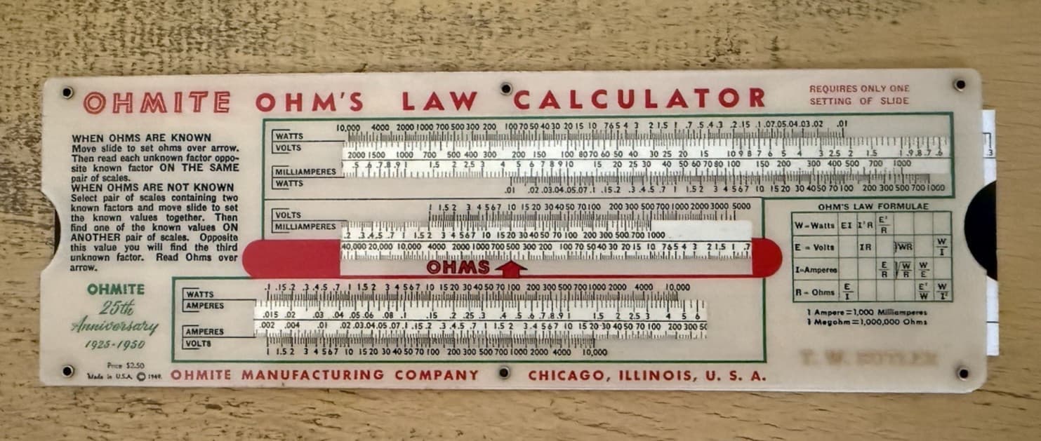 Ohmite Parallel Resistance Calculator Slide 2