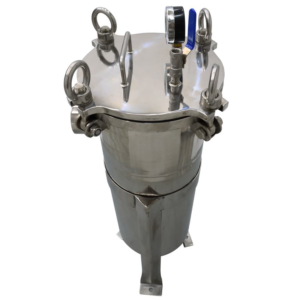 1# Bag Filter Equipment Stainless Steel 2" NPT Internal Screw In/Outlet 120psi 6