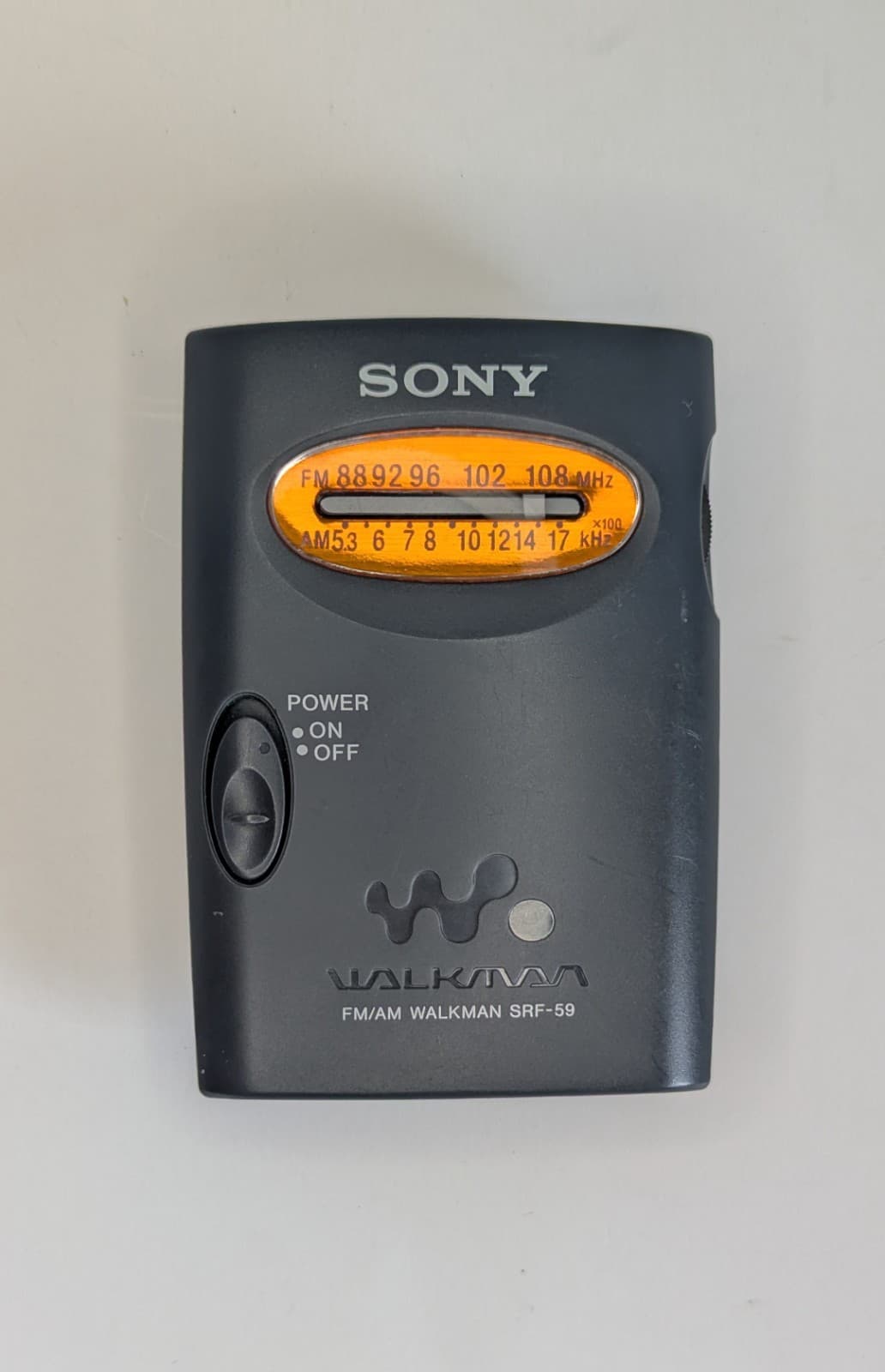 Sony Walkman AM/FM Radio Model SRF-59 Used Condition Tested & Working Plus More 2