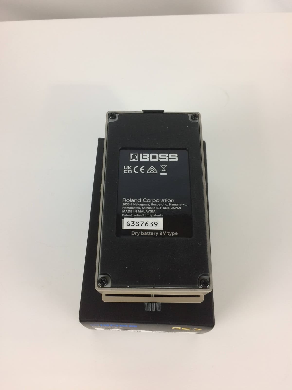 Open Box Boss GE-7 Graphic Equalizer EQ Effects Pedal 5