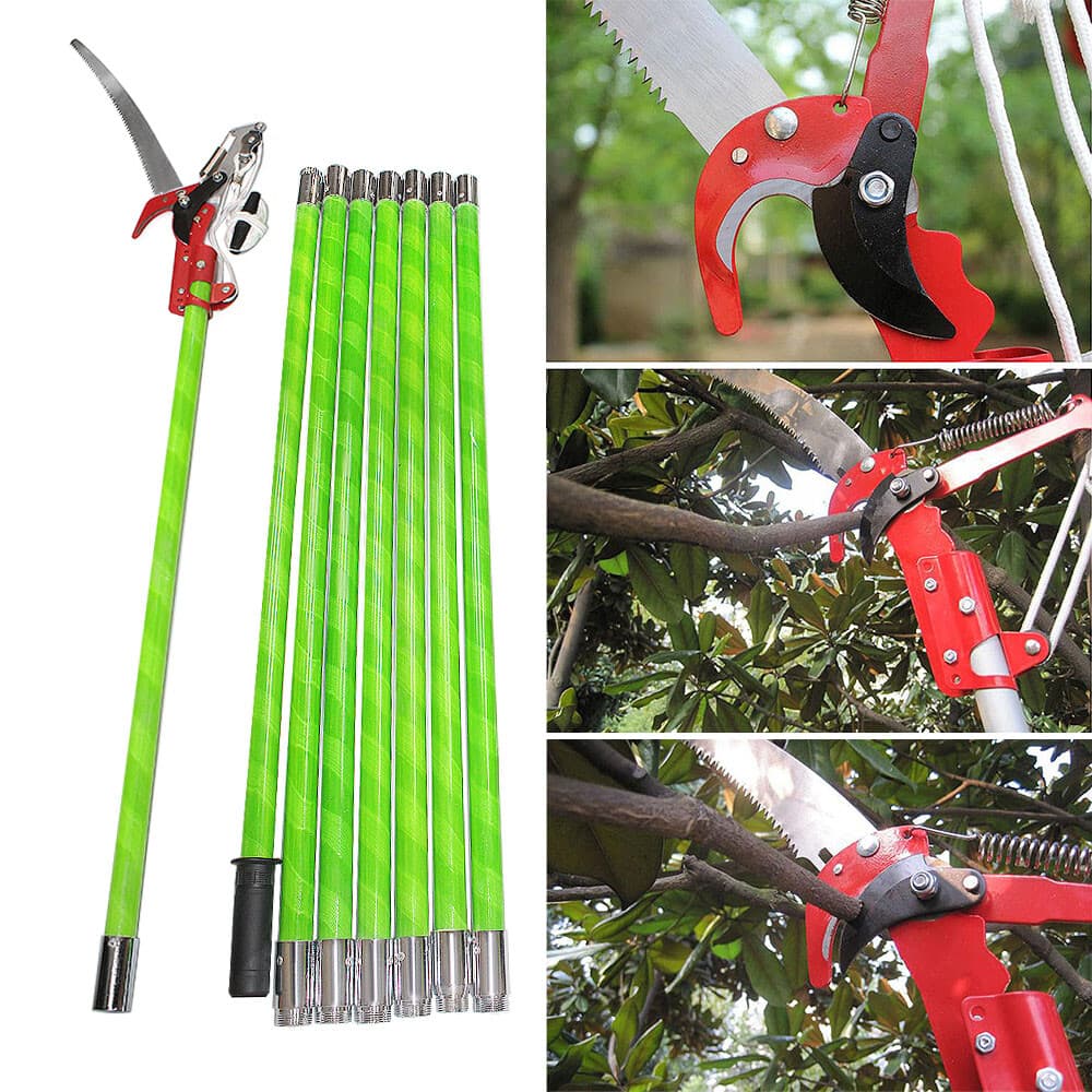Pole Saws For Tree Trimming,26 Foot Pruning Saws, Alloy Steel Tree Pruner Pole 2