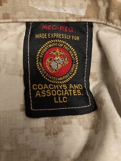 USMC UNIFORM - MCCUU - DESERT MARPAT - MEDIUM  REGULAR 3