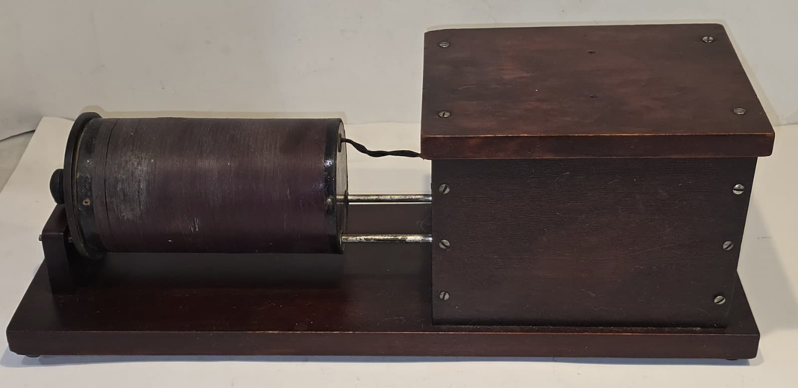 1917 DOUBLEDAY-HILL ELECTRIC NAVY TYPE LOOSE COUPLER RECEIVING TRANSFORMER  3