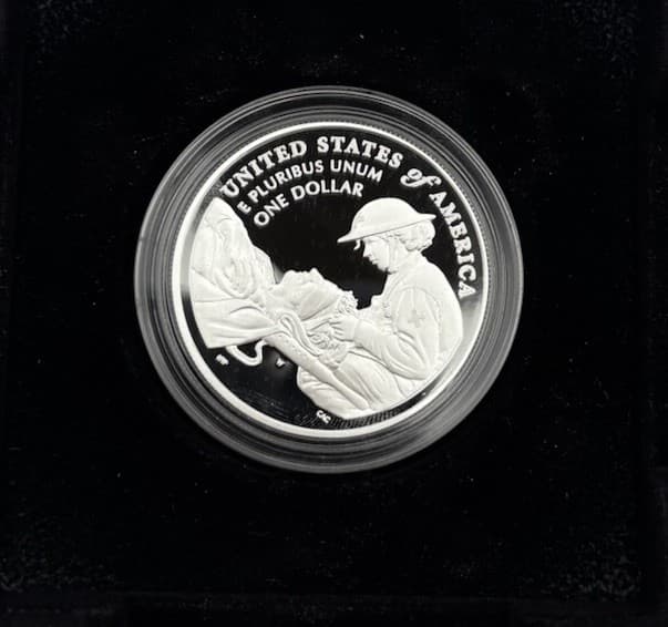 2022 National Purple Heart Hall of Honor Proof  Silver $1 Dollar Coin OGP & COA 6