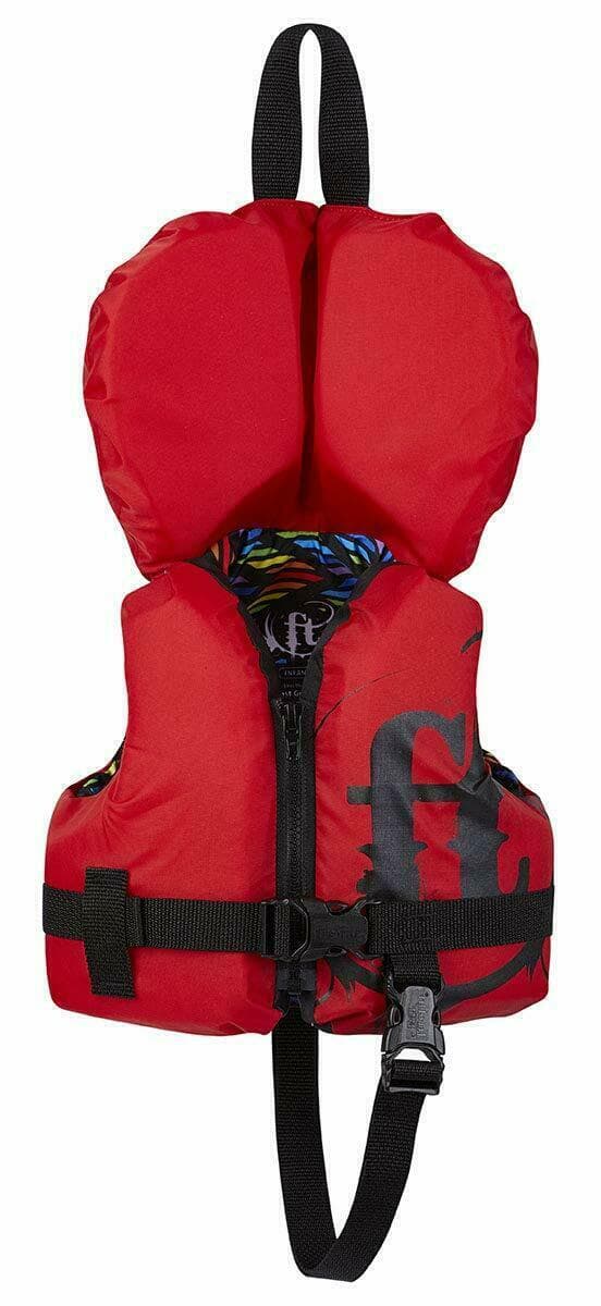 Infant Life Jacket, USCG Approved. Full Throttle Nylon, Red Brand New