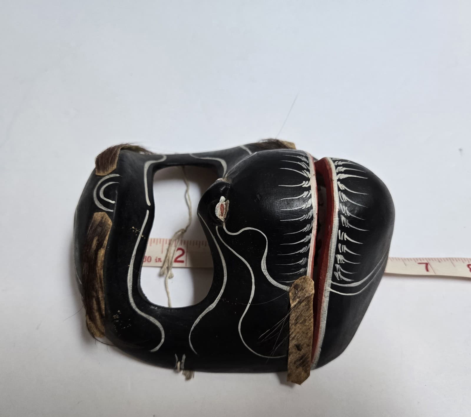 Vintage Handmade Wooden Monkey Mask - Balinese 3