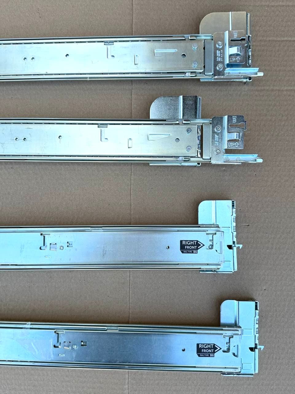 2 Pairs (4Pcs) Dell PowerEdge 2U 0FYK4G 061KCY Rails R720 R720XD R730 R730XD 3