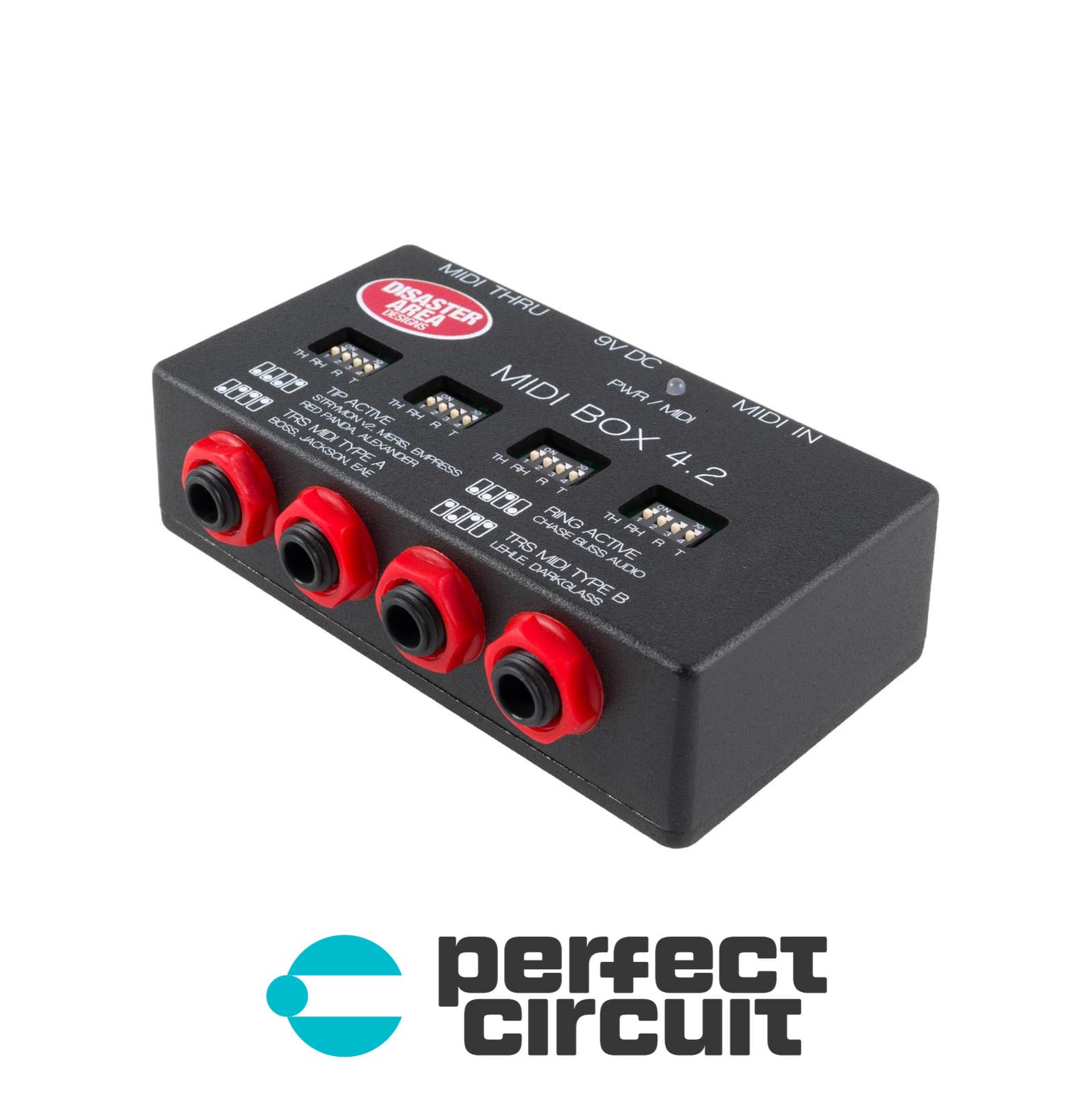 Disaster Area MIDI Box 4 Pedal Interface EFFECTS - NEW - PERFECT CIRCUIT 3