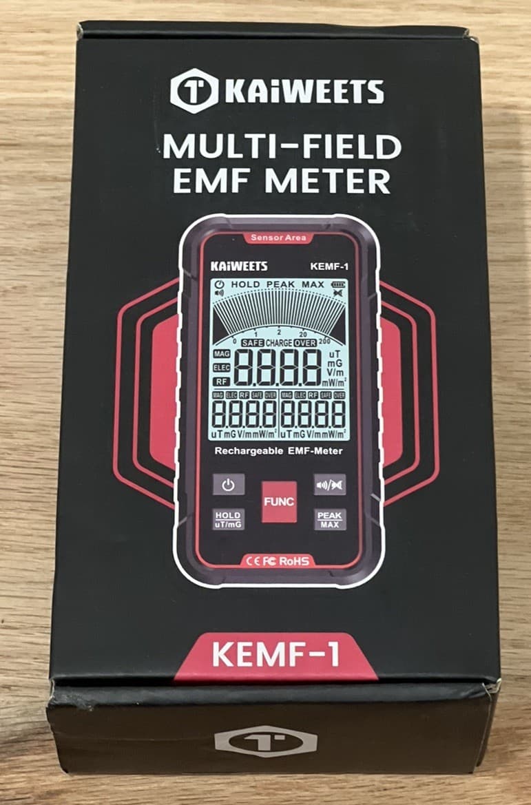 EMF Detector, 3-in-1 Handheld EMF Meter Detects EF, RF, MF, WiFi Signal, Rech... 2