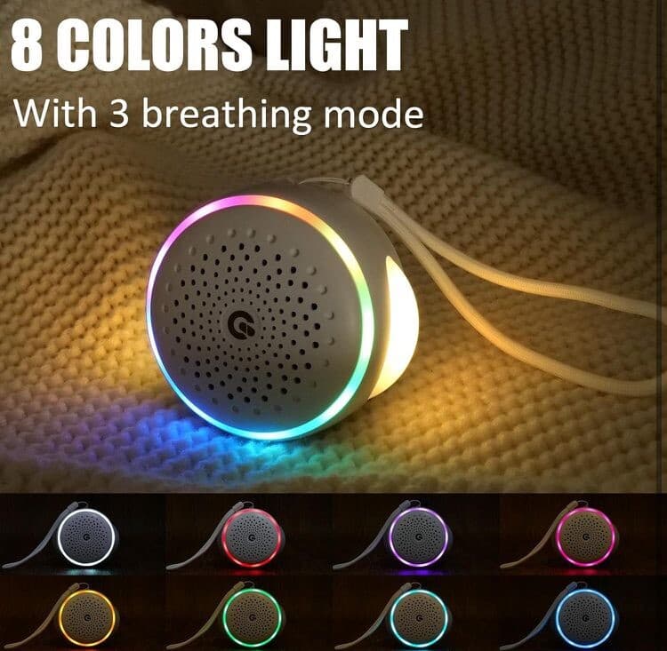 Sleep Sound Machine 27 Sounds Rechargeable White Noise Machine with Night Light 2