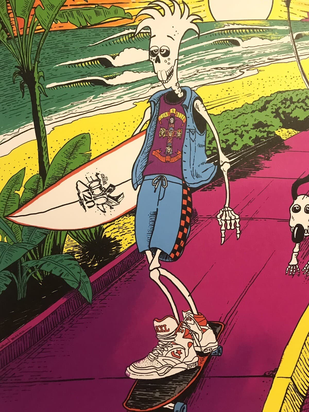 GUNS N ROSES San Diego POSTER LITHO #208/250 Snapdragon Stadium 10/1/2023 6