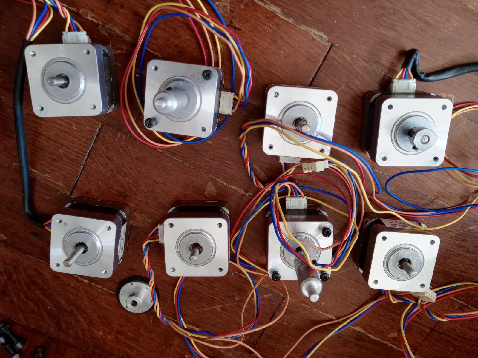 Colour Wash 250AT Minebea Matsushita stepper motors and spare gear assembly lot 3