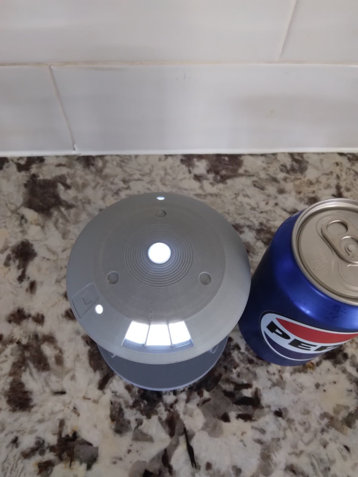 Jupiter 2 Lost In Space Saucer With Lights On Launch Gantry 3d Print.  3