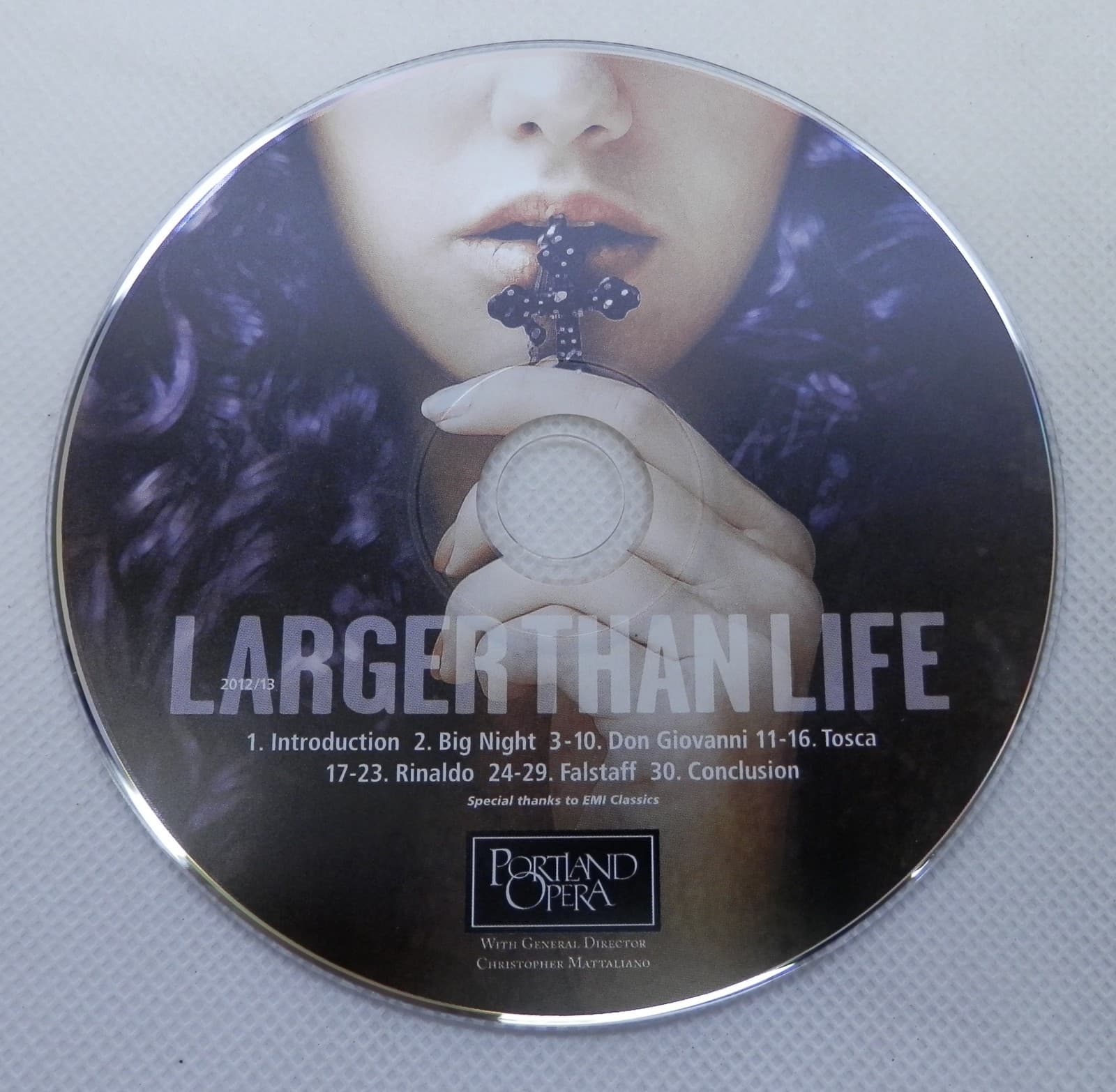 Portland Opera "Larger Than Life" 2013 Preview Sampler CD