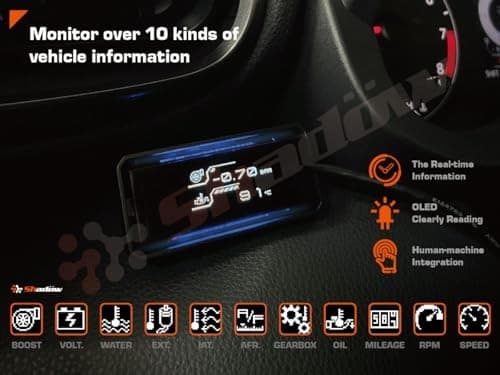  OBD2 Display D-Meter 2 Plus - Minimalist & Futuristic Multi-Functional Gauge  6
