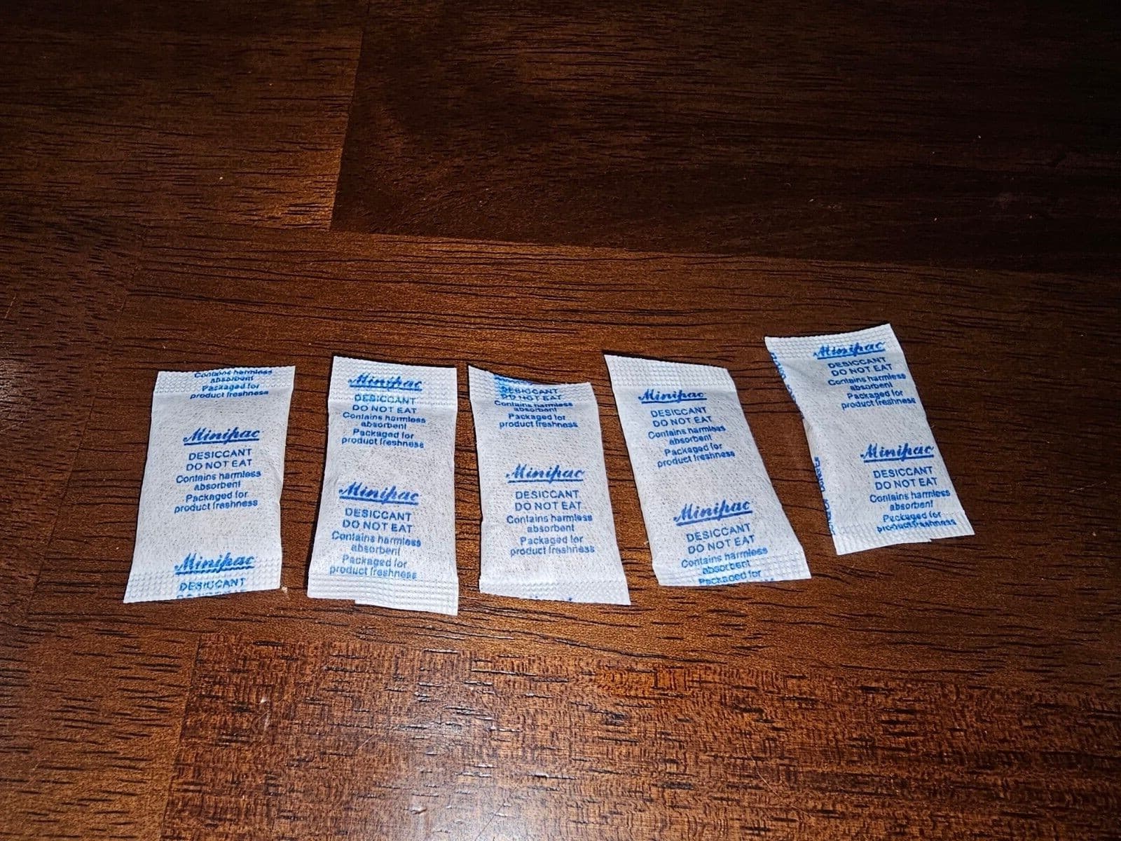 5 Packet Silica Desiccant Zero Tolerance Chris Reeve Rick Hinderer knife collect 2