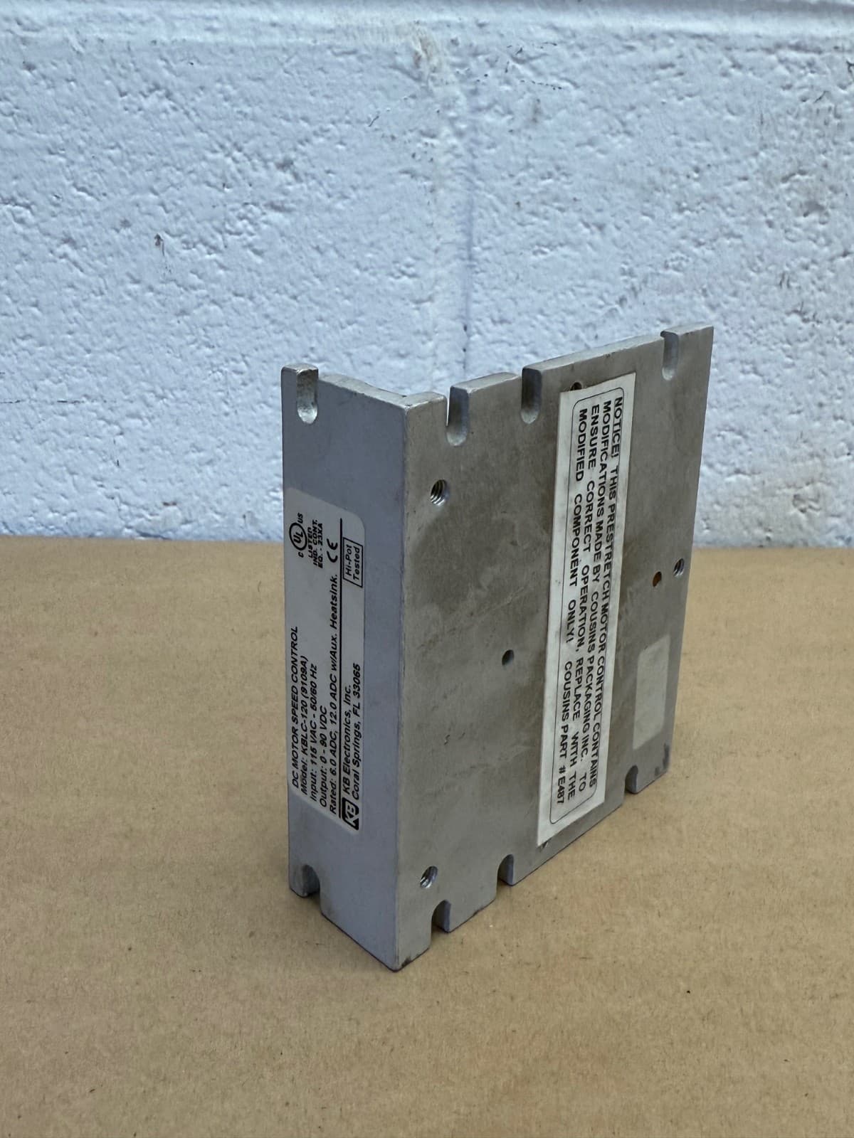 KB-Electronics, Inc KBLC-120 (9109A) DC Motor Speedway Control 4