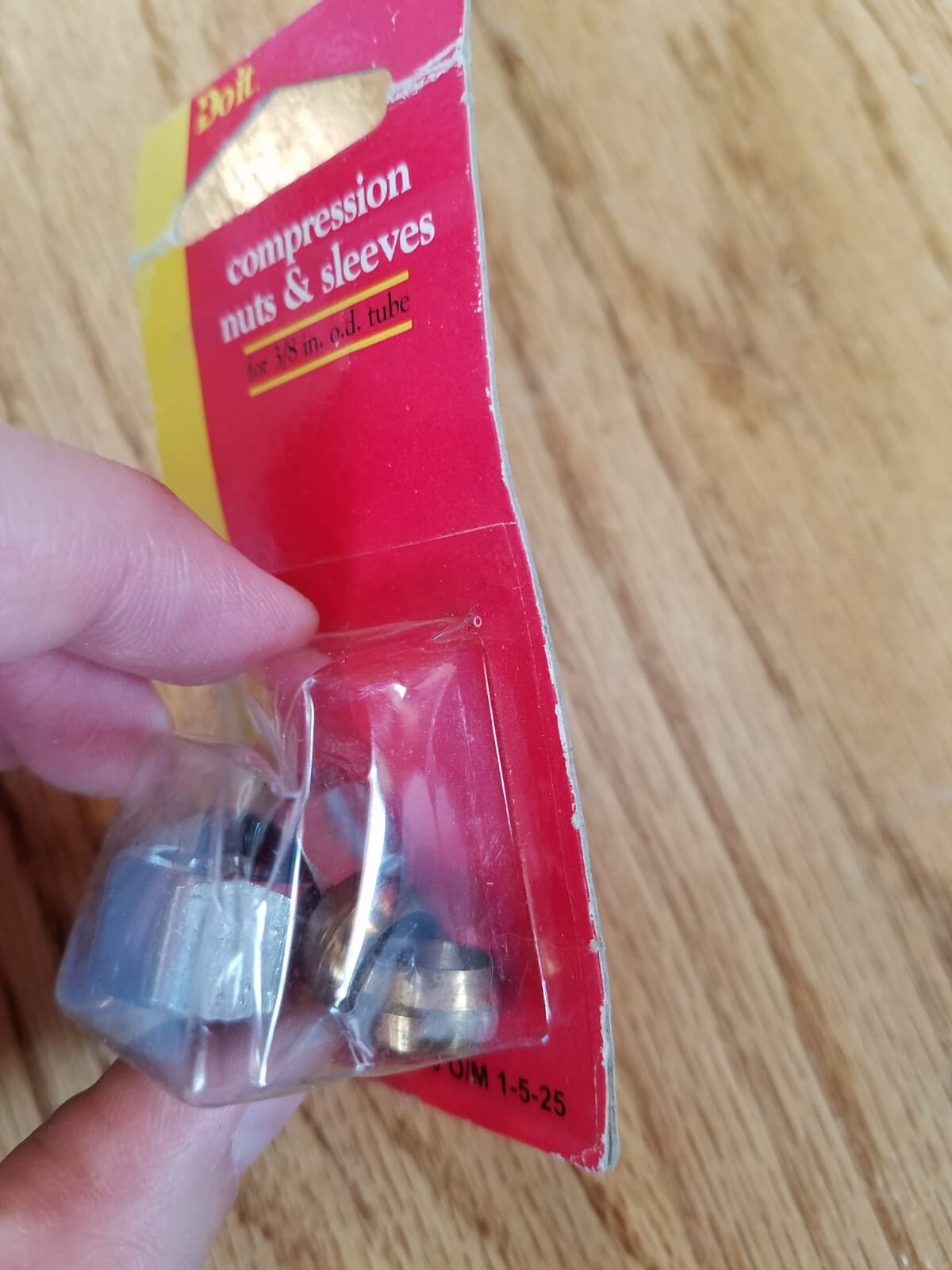 COMPRESSION NUTS & SLEEVES for 3/8" O.D. Tube Do It 425640 NEW! 3